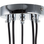 Hängelampe SAVIO Metall Goldbraun Schwarz