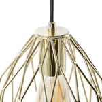 Hängelampe gold Gitter MAGRA