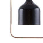 Hängelampe MAVONE Metall Schwarz