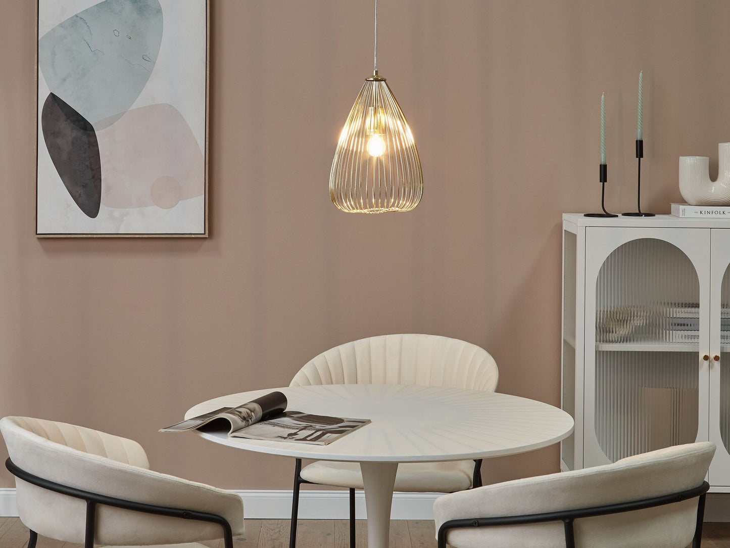 Hängelampe CONCA Metall Gold