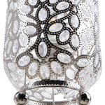 Stehlampe Nickel 62 cm Laternenform VOLTA