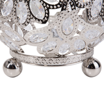 Stehlampe Nickel 62 cm Laternenform VOLTA
