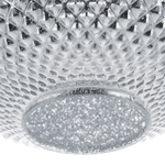 Hängelampe Glas silber Tropfenform MADON