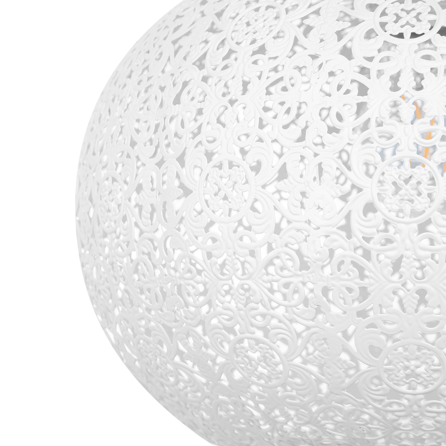 Hängelampe weiss Kugelform MEUSE