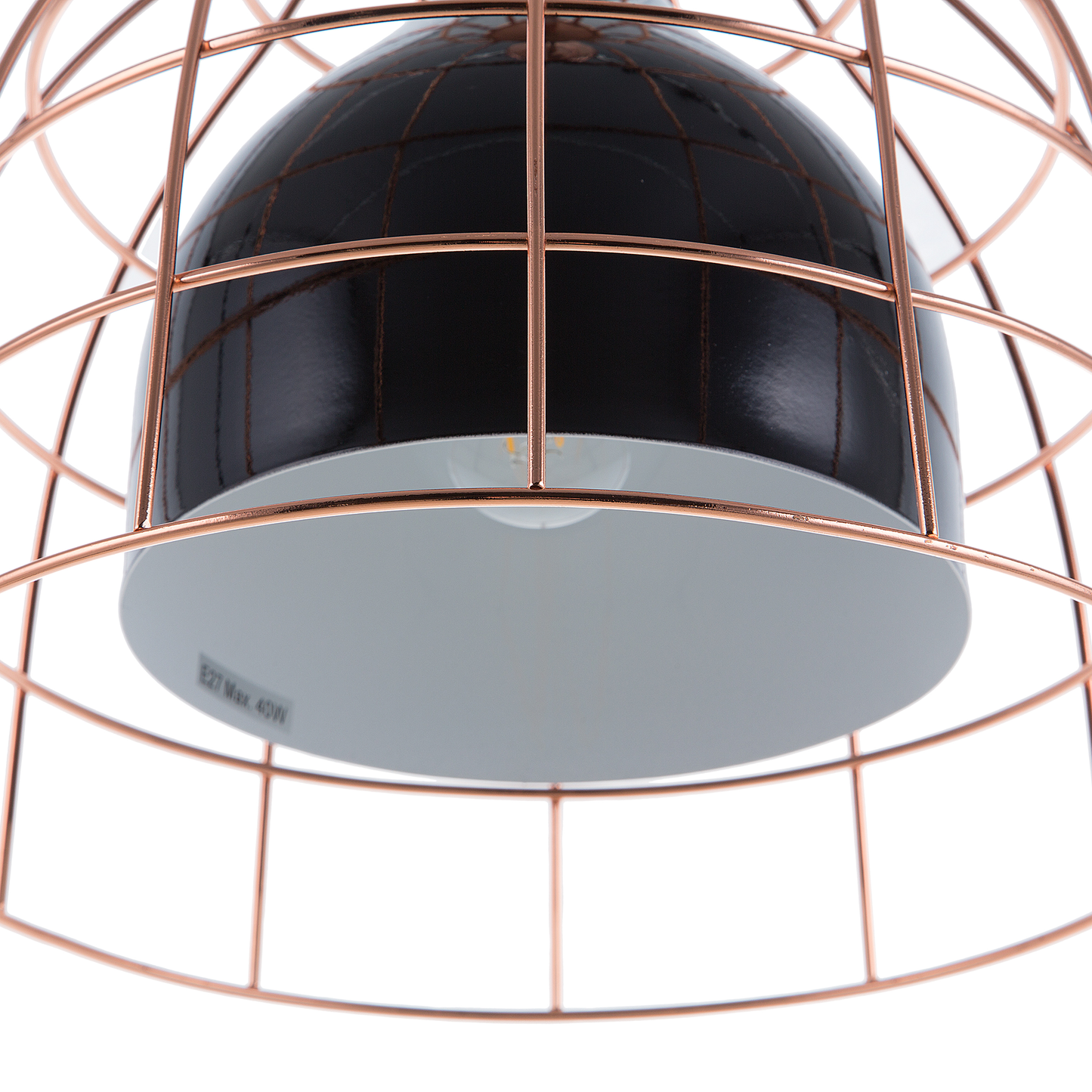 Hängelampe TRESA Metall Schwarz