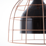 Hängelampe TRESA Metall Schwarz