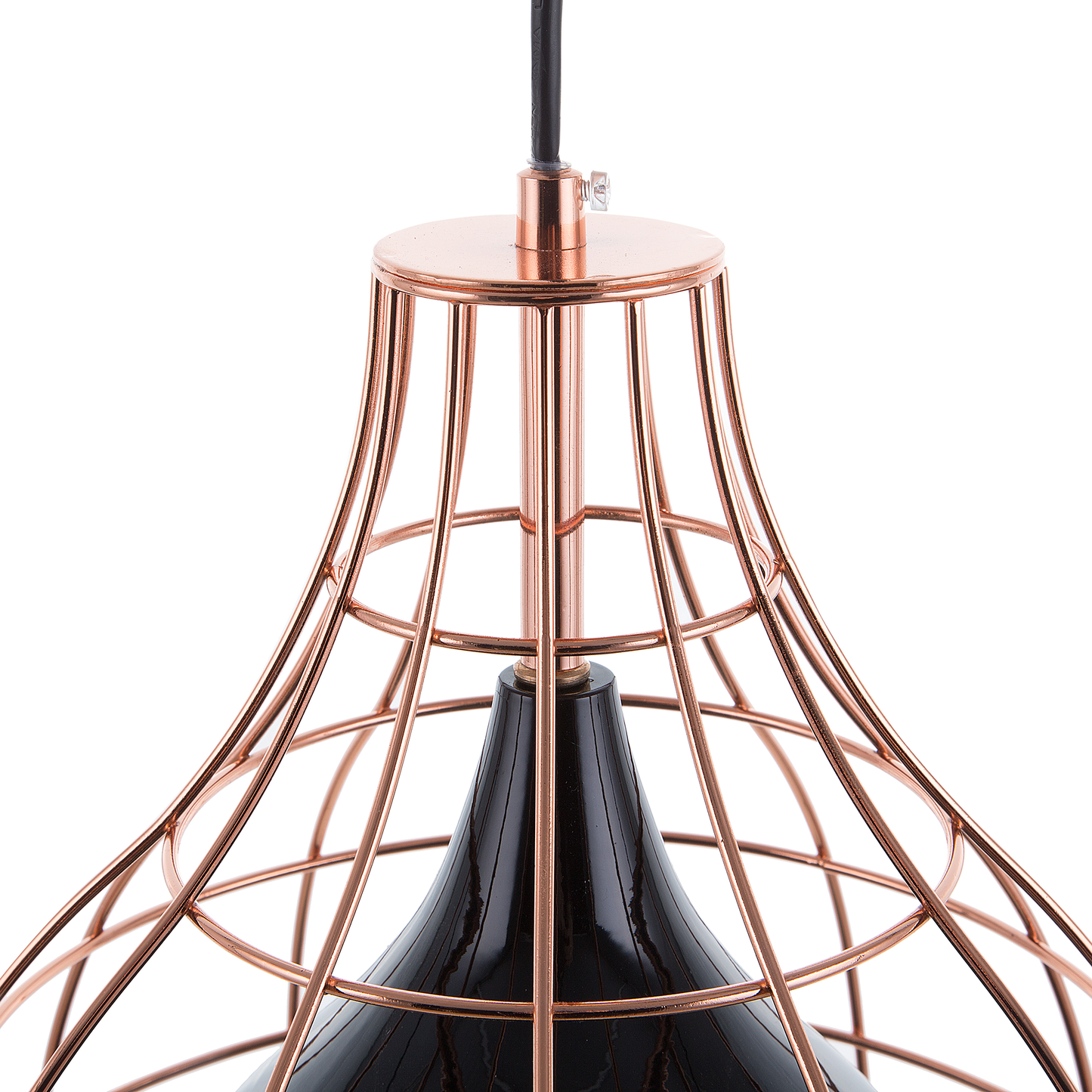 Hängelampe TRESA Metall Schwarz