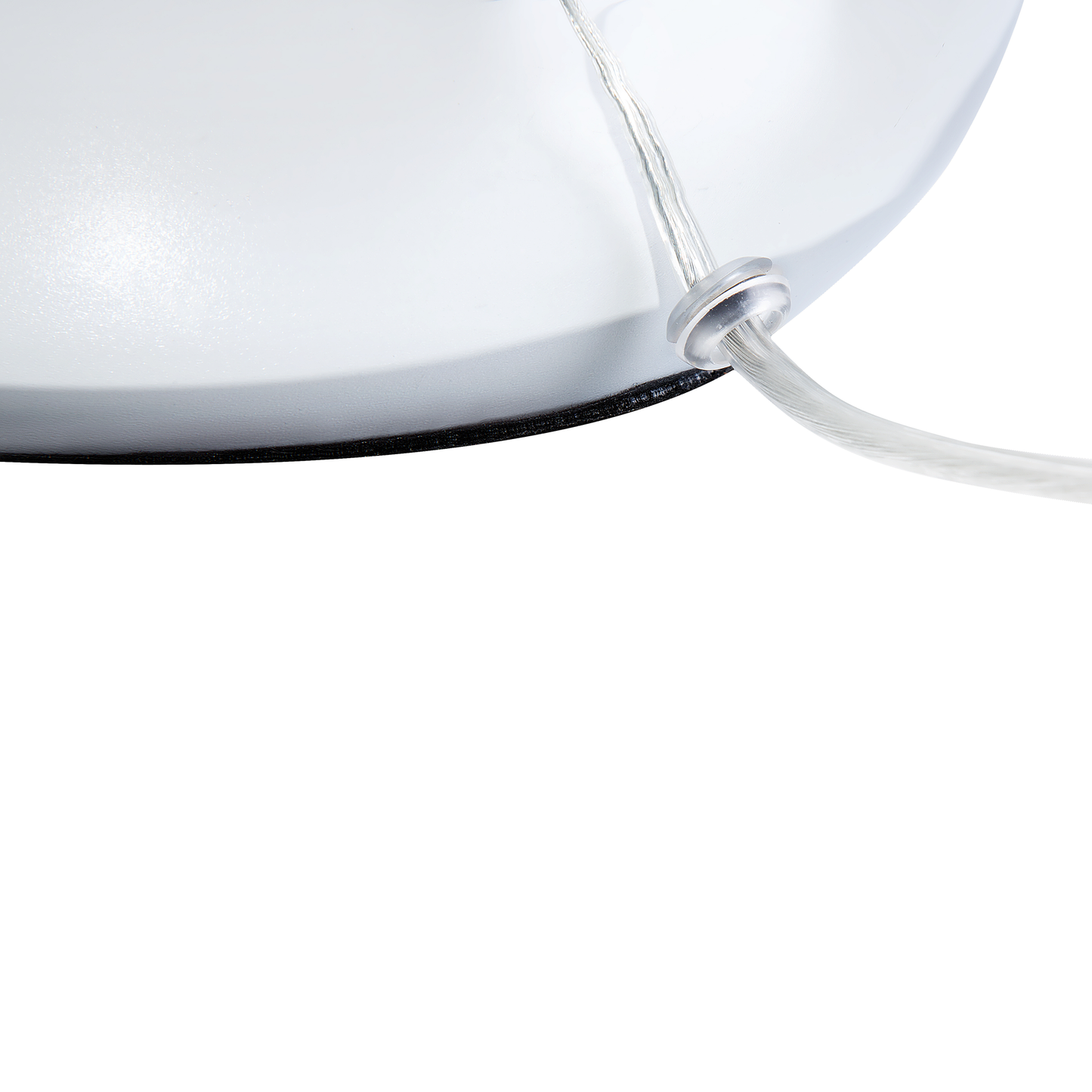 Tischlampe grau 41 cm Trommelform RONAVA