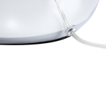 Tischlampe grau 41 cm Trommelform RONAVA