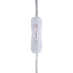 Tischlampe grau 41 cm Trommelform RONAVA