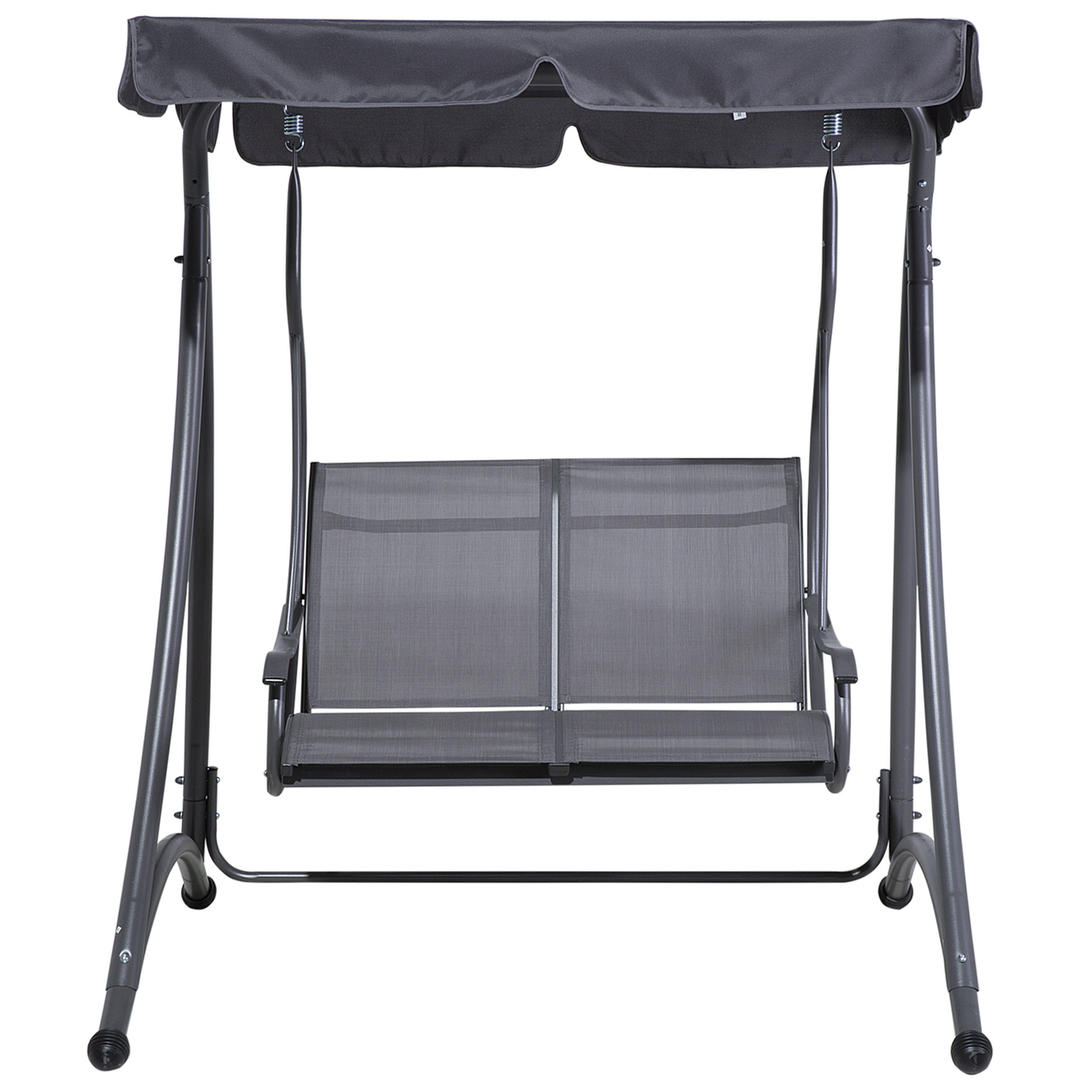 Hollywoodschaukel TESERO Metall Grau