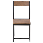 Esszimmerstuhl 6er Set LAREDO Braun / Schwarz