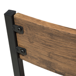 Esszimmerstuhl 6er Set LAREDO Braun / Schwarz