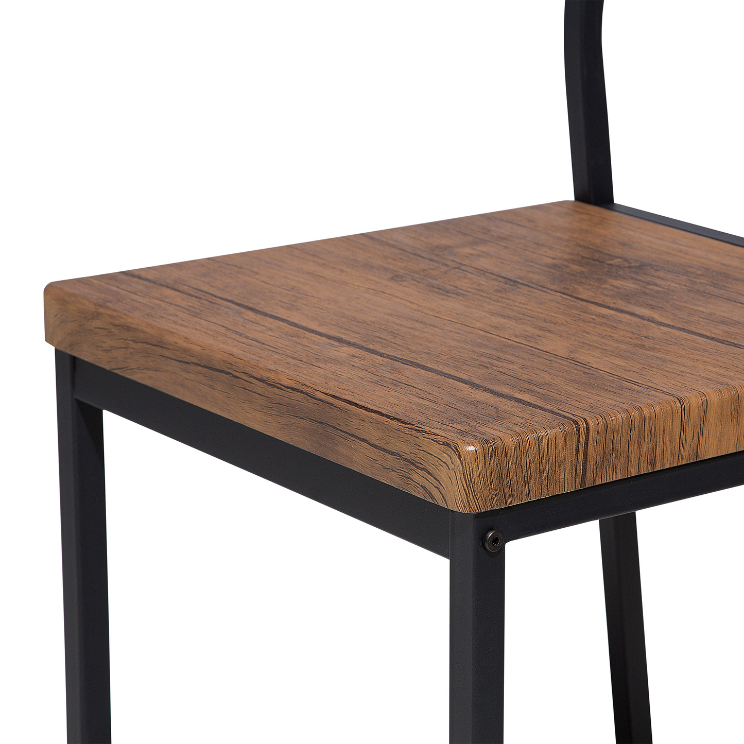 Esszimmerstuhl 6er Set LAREDO Braun / Schwarz