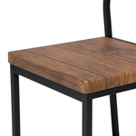 Esszimmerstuhl 6er Set LAREDO Braun / Schwarz