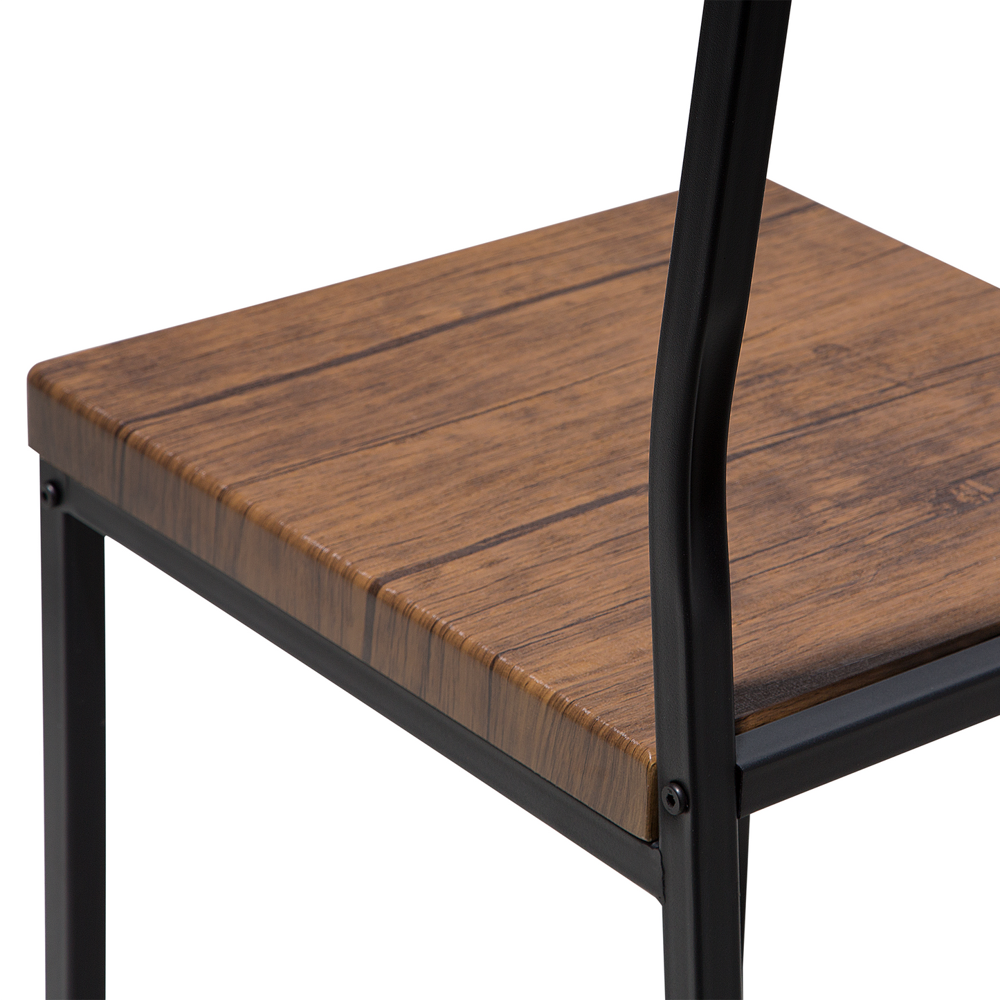 Esszimmerstuhl 6er Set LAREDO Braun / Schwarz