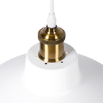 Hängelampe weiss rund PECHORA