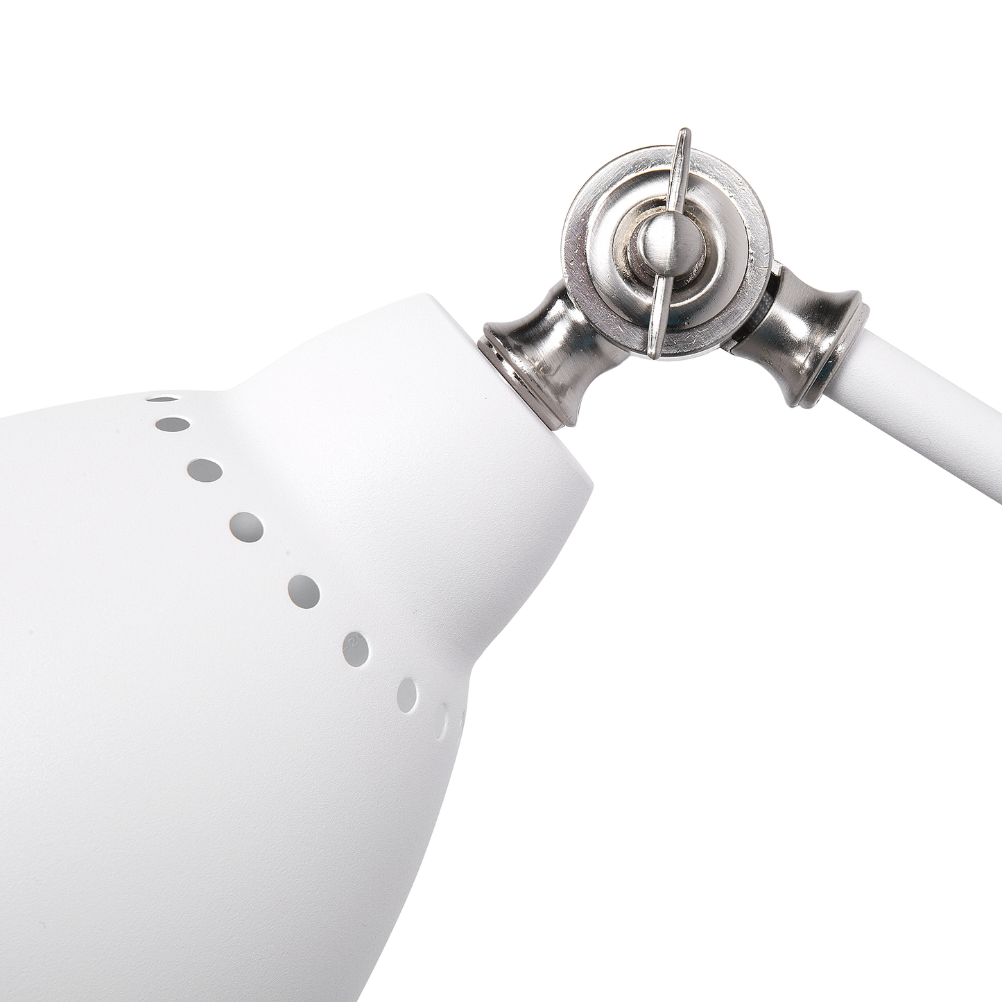 Wandlampe MISSISSIPPI verstellbar Metall Weiss