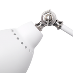 Wandlampe MISSISSIPPI verstellbar Metall Weiss
