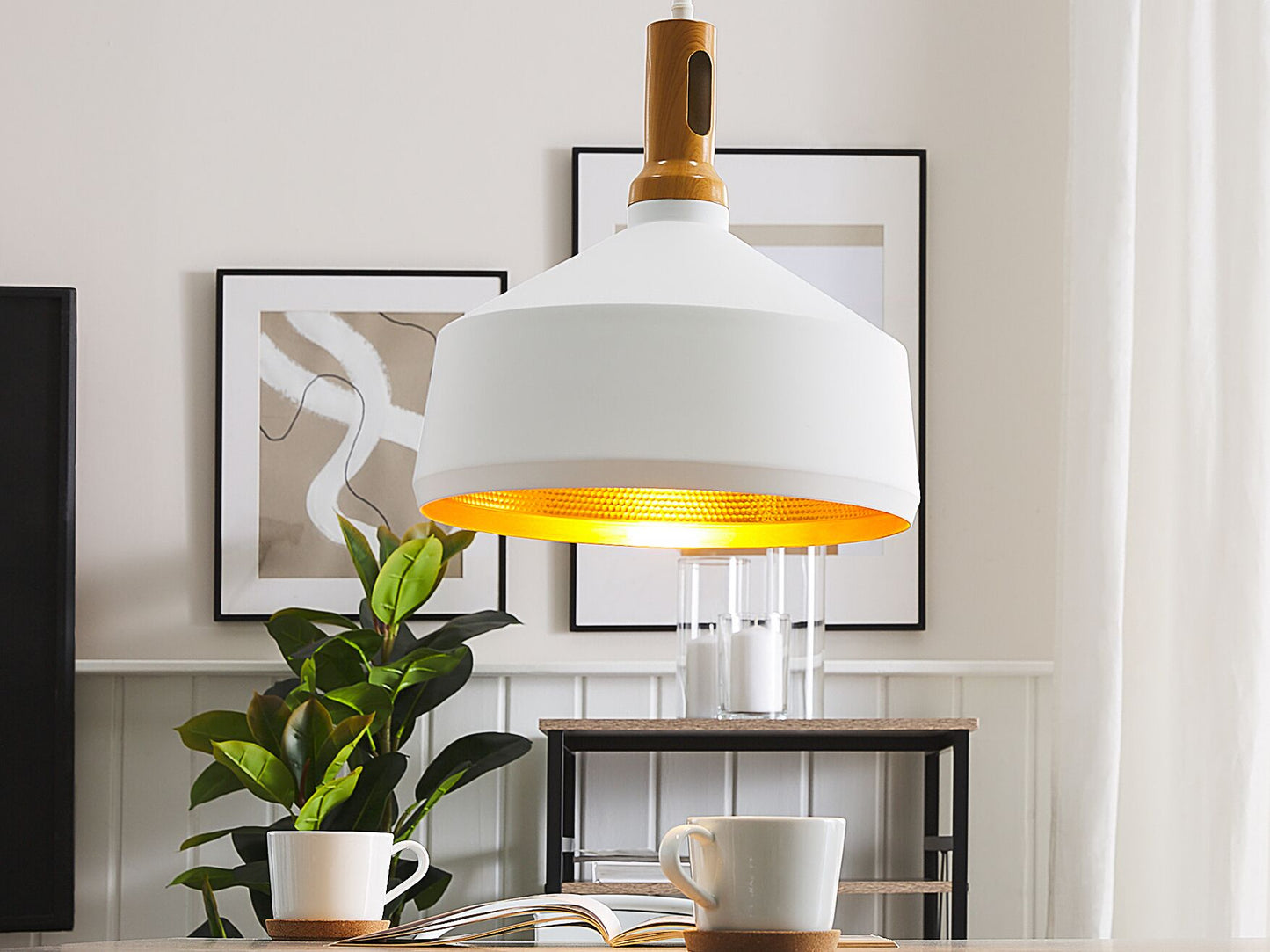 Hängelampe SEPIK Metall Weiss