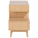 Kommode mit 4 Schubladen IRVINE 59 cm Braun / Weiss
