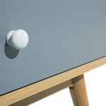 Kommode mit 4 Schubladen IRVINE 59 cm Braun / Weiss