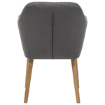 Esszimmerstuhl YORKVILLE Kunstleder Grau