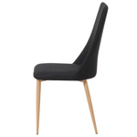 Esszimmerstuhl 2er Set CLAYTON Schwarz