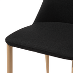 Esszimmerstuhl 2er Set CLAYTON Schwarz