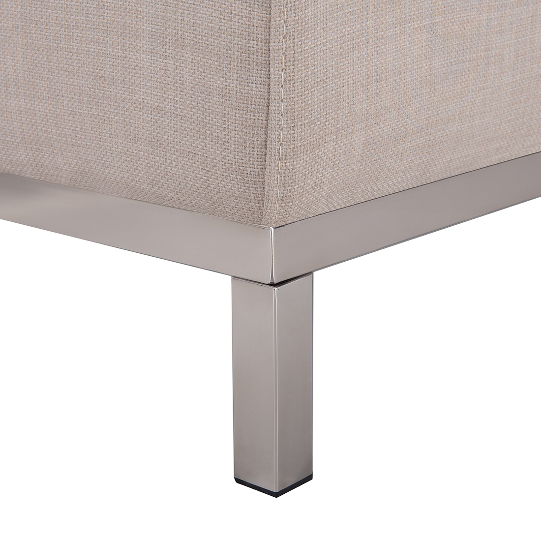 4-Sitzer Ecksofa beige rechtsseitig OSLO