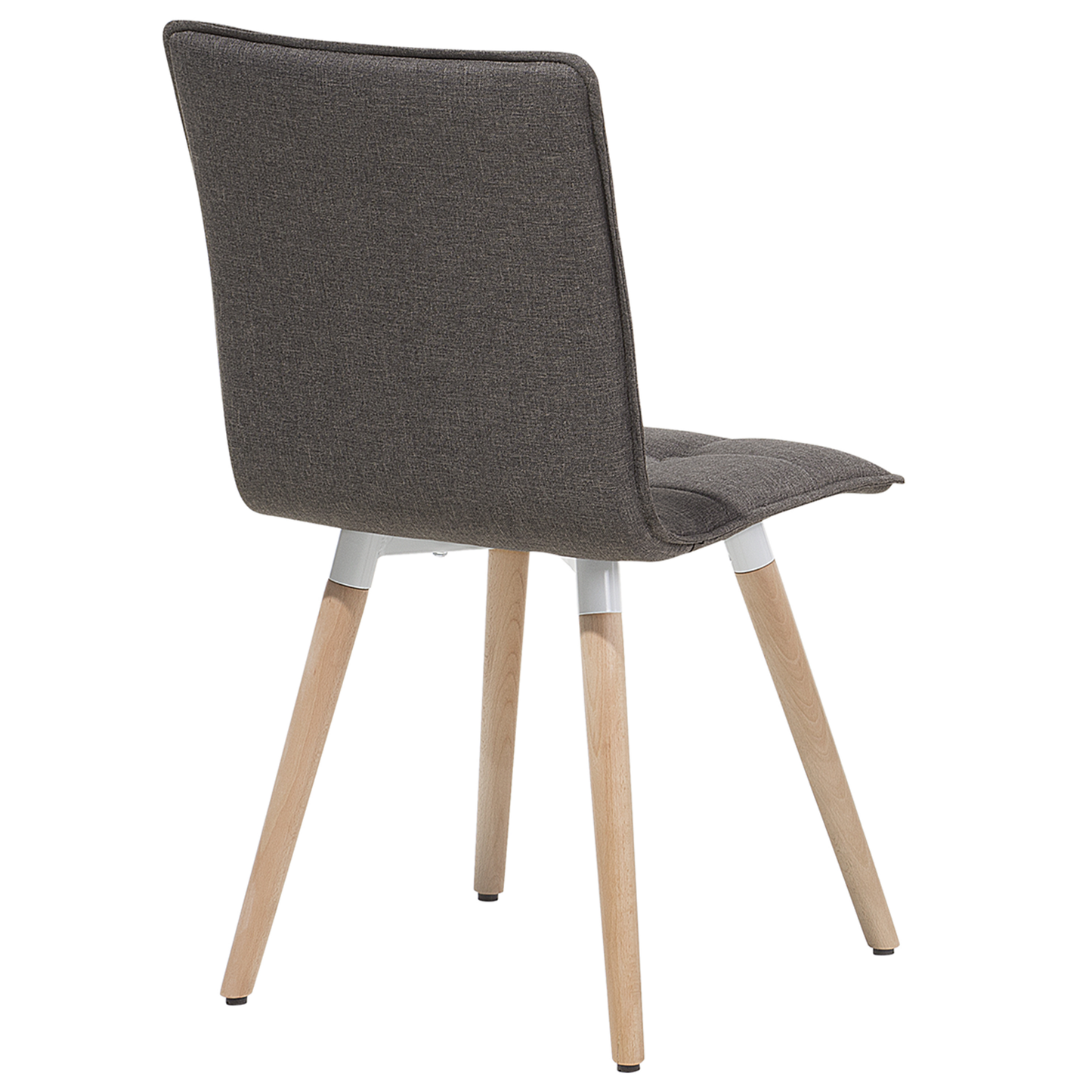 Esszimmerstuhl Polsterbezug hellbraun 2er Set BROOKLYN