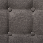 Esszimmerstuhl Polsterbezug hellbraun 2er Set BROOKLYN