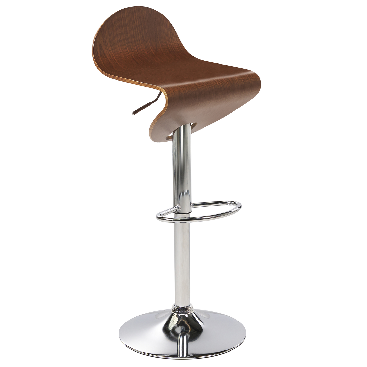 Barhocker 2er Set Dunkler Holzfarbton LIVERPOOL