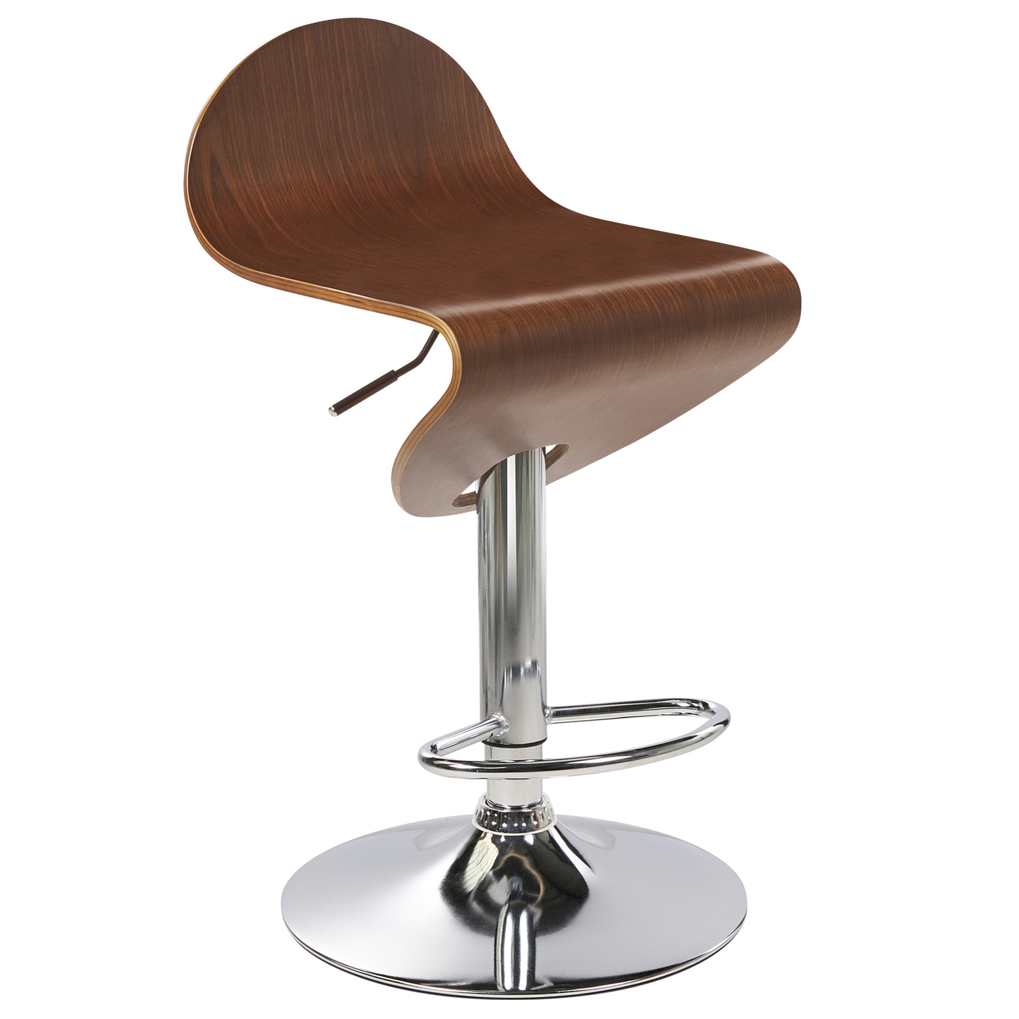 Barhocker 2er Set Dunkler Holzfarbton LIVERPOOL