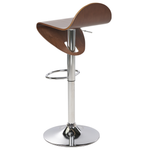 Barhocker 2er Set Dunkler Holzfarbton LIVERPOOL
