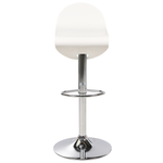 Barhocker weiss höhenverstellbar 2er Set LIVERPOOL