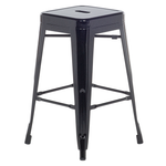 Set mit 2 Barhockern CABRILLO Metall Schwarz