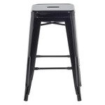 Set mit 2 Barhockern CABRILLO Metall Schwarz