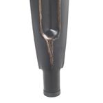 Set mit 2 Barhockern CABRILLO Metall Schwarz
