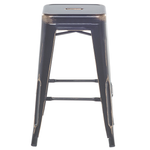 Set mit 2 Barhockern CABRILLO Metall Schwarz