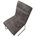 Esszimmerstuhl 2er Set NEVADA Dunkelgrau