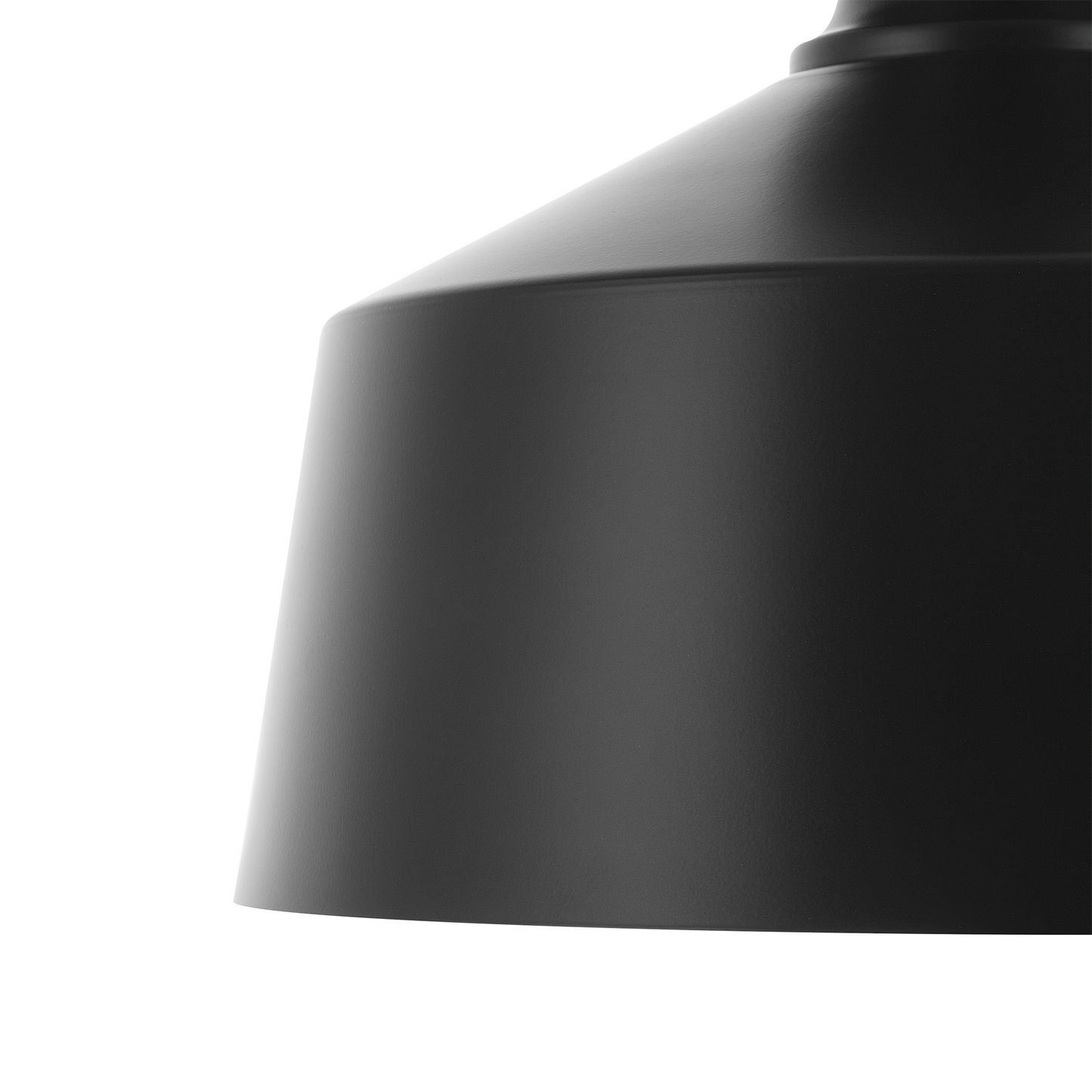 Hängelampe schwarz Glockenform DRIVA