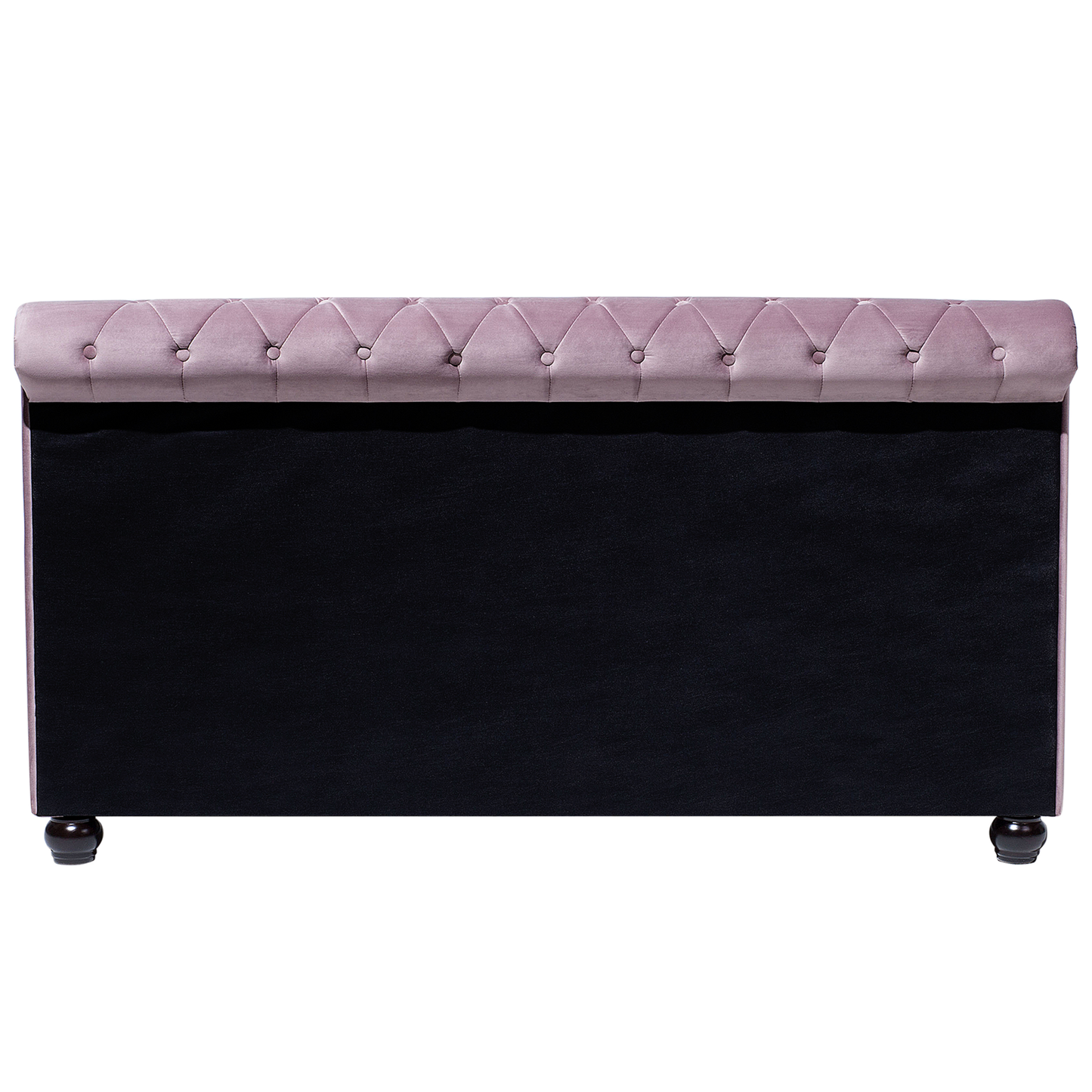 Bett mit Lattenrost Samtstoff AVALLON 180 x 200 cm Rosa