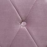 Bett mit Lattenrost Samtstoff AVALLON 180 x 200 cm Rosa