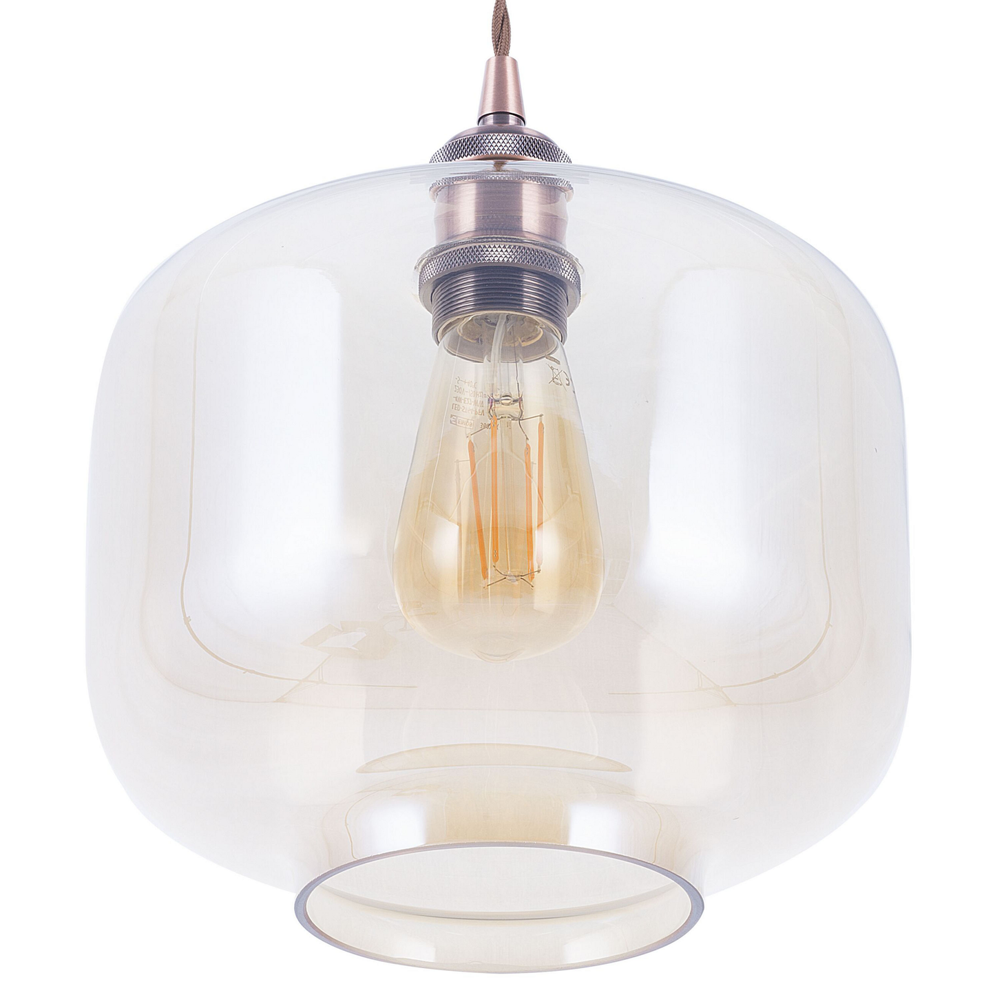 Hängelampe LANATA Glas Transparent