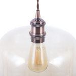 Hängelampe LANATA Glas Transparent