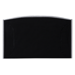 Bett mit Lattenrost Stoff BORDEAUX 140 x 200 cm Hellgrau