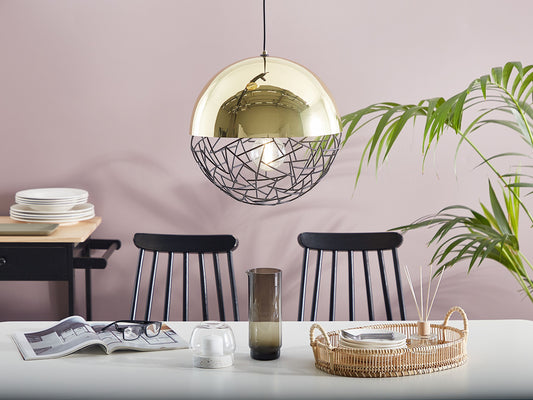 Hängelampe PADMA Metall Gold