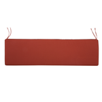 Bankauflage VIVARA 169 x 50 cm Dunkelrot