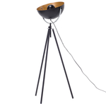 Stehlampe THAMES Metall Schwarz